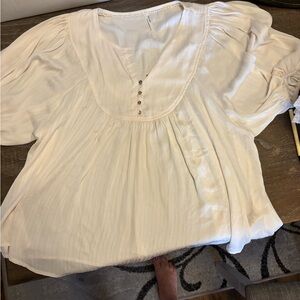 by Anthropology white blouse L